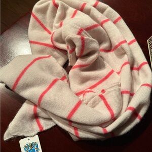 Portolano Pink and White scarf